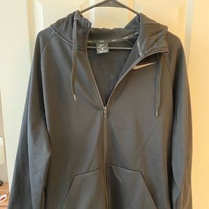 Nike ThermaFit Mens Medium Black ZipUp Hoodie